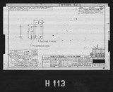 Manufacturer's drawing for North American Aviation B-25 Mitchell Bomber. Drawing number 98-58177