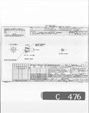 Manufacturer's drawing for Bell Aircraft P-39 Airacobra. Drawing number 33-732-017