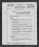 Manufacturer's drawing for North American Aviation B-25 Mitchell Bomber. Drawing number FA6-38 PROCESS MANUAL