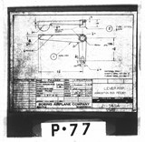 Manufacturer's drawing for Boeing Aircraft Corporation B-17 Flying Fortress. Drawing number 21-5494