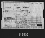 Manufacturer's drawing for North American Aviation B-25 Mitchell Bomber. Drawing number 108-320284