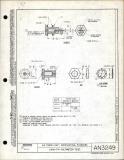Manufacturer's drawing for Generic Parts - Aviation Standards. Drawing number an3249