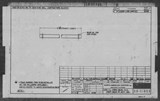 Manufacturer's drawing for North American Aviation B-25 Mitchell Bomber. Drawing number 98-51809