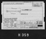 Manufacturer's drawing for North American Aviation B-25 Mitchell Bomber. Drawing number 98-58859
