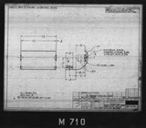 Manufacturer's drawing for North American Aviation B-25 Mitchell Bomber. Drawing number 98-61191
