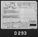 Manufacturer's drawing for North American Aviation P-51 Mustang. Drawing number 102-51811