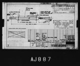 Manufacturer's drawing for North American Aviation B-25 Mitchell Bomber. Drawing number 98-48054