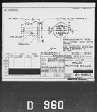 Manufacturer's drawing for Boeing Aircraft Corporation B-17 Flying Fortress. Drawing number 41-9960