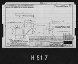 Manufacturer's drawing for North American Aviation B-25 Mitchell Bomber. Drawing number 98-62527