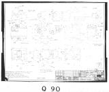 Manufacturer's drawing for Lockheed Corporation P-38 Lightning. Drawing number 196233