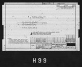 Manufacturer's drawing for North American Aviation B-25 Mitchell Bomber. Drawing number 98-58154