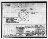 Manufacturer's drawing for Beechcraft Beech Staggerwing. Drawing number D170103