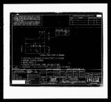 Manufacturer's drawing for Lockheed Corporation P-38 Lightning. Drawing number 191112