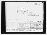 Manufacturer's drawing for Beechcraft AT-10 Wichita - Private. Drawing number 106794