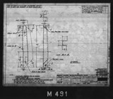 Manufacturer's drawing for North American Aviation B-25 Mitchell Bomber. Drawing number 98-531558