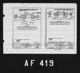 Manufacturer's drawing for North American Aviation B-25 Mitchell Bomber. Drawing number 6r1