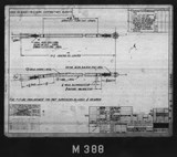 Manufacturer's drawing for North American Aviation B-25 Mitchell Bomber. Drawing number 98-43801