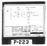 Manufacturer's drawing for Boeing Aircraft Corporation B-17 Flying Fortress. Drawing number 21-7273