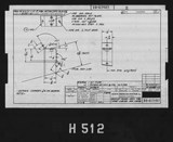 Manufacturer's drawing for North American Aviation B-25 Mitchell Bomber. Drawing number 98-62487