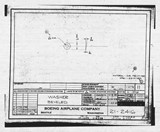 Manufacturer's drawing for Boeing Aircraft Corporation B-17 Flying Fortress. Drawing number 21-2416