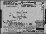 Manufacturer's drawing for North American Aviation B-25 Mitchell Bomber. Drawing number 62-73320