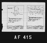 Manufacturer's drawing for North American Aviation B-25 Mitchell Bomber. Drawing number 6e37