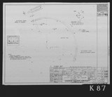 Manufacturer's drawing for Chance Vought F4U Corsair. Drawing number 33054