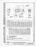 Manufacturer's drawing for Generic Parts - Aviation General Manuals. Drawing number AN848