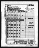 Manufacturer's drawing for North American Aviation AT-6 Texan / Harvard. Drawing number 1E87