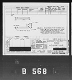 Manufacturer's drawing for Boeing Aircraft Corporation B-17 Flying Fortress. Drawing number 1-21904