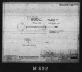 Manufacturer's drawing for North American Aviation B-25 Mitchell Bomber. Drawing number 98-61062