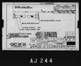 Manufacturer's drawing for North American Aviation B-25 Mitchell Bomber. Drawing number 108-548116