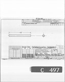 Manufacturer's drawing for Bell Aircraft P-39 Airacobra. Drawing number 33-741-066