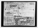 Manufacturer's drawing for Beechcraft AT-10 Wichita - Private. Drawing number 106479