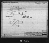 Manufacturer's drawing for North American Aviation B-25 Mitchell Bomber. Drawing number 98-61606