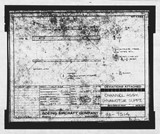 Manufacturer's drawing for Boeing Aircraft Corporation B-17 Flying Fortress. Drawing number 41-7514
