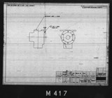 Manufacturer's drawing for North American Aviation B-25 Mitchell Bomber. Drawing number 98-48445