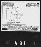 Manufacturer's drawing for Lockheed Corporation P-38 Lightning. Drawing number 192015