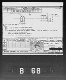 Manufacturer's drawing for Boeing Aircraft Corporation B-17 Flying Fortress. Drawing number 1-19001-73