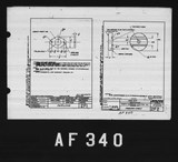 Manufacturer's drawing for North American Aviation B-25 Mitchell Bomber. Drawing number 2f2