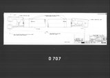 Manufacturer's drawing for Douglas Aircraft Company C-47 Skytrain. Drawing number 3113696
