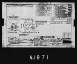 Manufacturer's drawing for North American Aviation B-25 Mitchell Bomber. Drawing number 98-42253