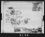 Manufacturer's drawing for North American Aviation B-25 Mitchell Bomber. Drawing number 98-53498