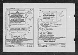 Manufacturer's drawing for North American Aviation B-25 Mitchell Bomber. Drawing number 1D112 1D113