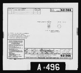 Manufacturer's drawing for Packard Packard Merlin V-1650. Drawing number 621366