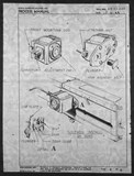 Manufacturer's drawing for North American Aviation P-51 Mustang. Drawing number AR11-201