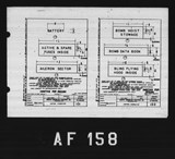 Manufacturer's drawing for North American Aviation B-25 Mitchell Bomber. Drawing number 1d1