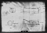 Manufacturer's drawing for North American Aviation B-25 Mitchell Bomber. Drawing number 98-53466