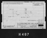Manufacturer's drawing for North American Aviation B-25 Mitchell Bomber. Drawing number 98-616136