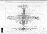 Manufacturer's drawing for Boeing Aircraft Corporation B-17 Flying Fortress. Drawing number 15-7739